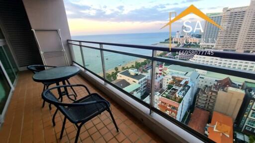 balcony with ocean view