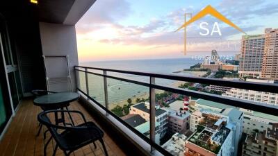 balcony with a stunning sea view