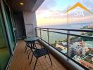 Balcony with ocean view