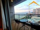 Balcony with ocean view