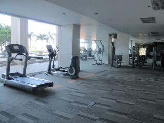 Modern gym with fitness equipment