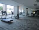 Modern gym with fitness equipment