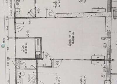 Architectural floor plan of a building