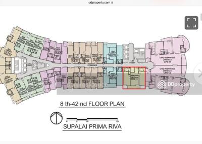 Floor plan of a building