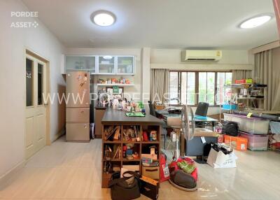 Spacious and organized main living area with storage and modern fixtures