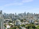 Skyline view of urban cityscape