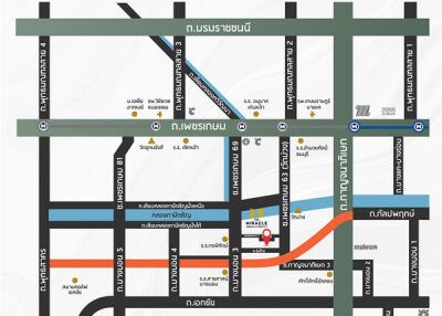 The Miracle real estate project location map