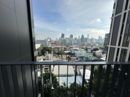 Balcony with city view