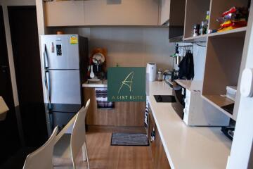 Modern kitchen with stainless steel appliances