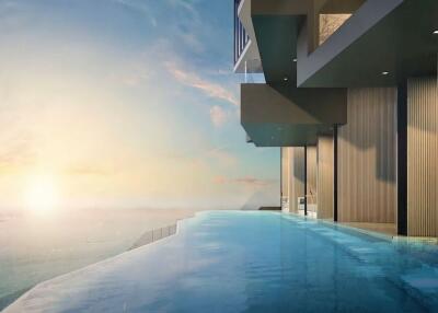 Luxurious 1-Bedroom Condo with Ocean View in Arom Wongamat, Pattaya