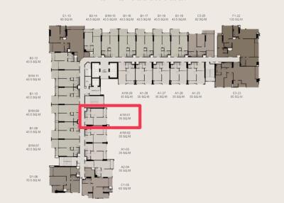 11th to 15th floor plan of the building