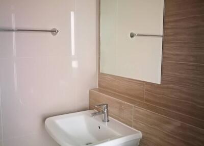 Bathroom with sink and mirror