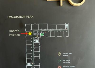 Evacuation plan for building