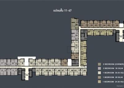 Floor plan of residential building