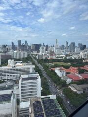 Panoramic cityscape view from a high vantage point