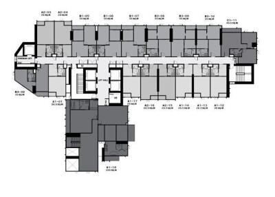 Floor plan of a building