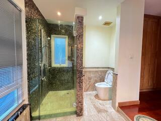 Bathroom with shower and toilet