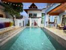 Photo of luxurious house with swimming pool