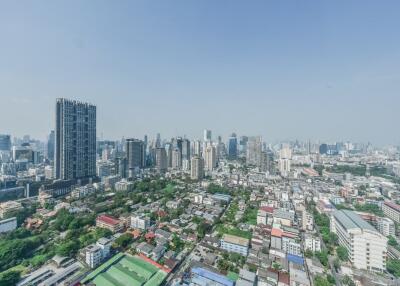 Panoramic view of city skyline