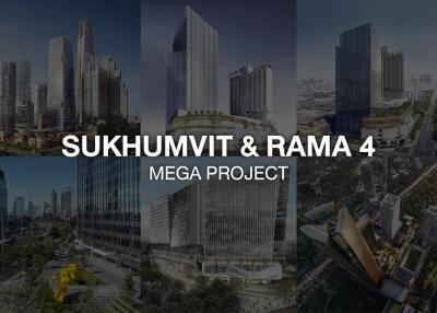 Overview of Sukhumvit & Rama 4 Mega Project skyscrapers