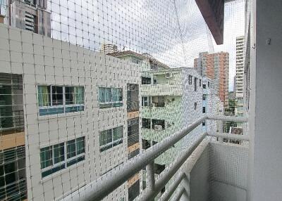 Balcony view of neighboring buildings