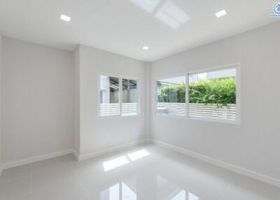 Bright and airy living room with large windows