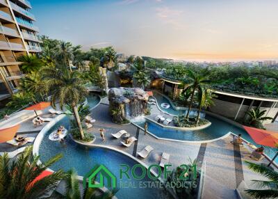 Luxury High-Rise Condos in the Heart of Pattaya: Elegant 1-Bedroom Units with Stunning Sea Views - Promotional Prices Available Now!