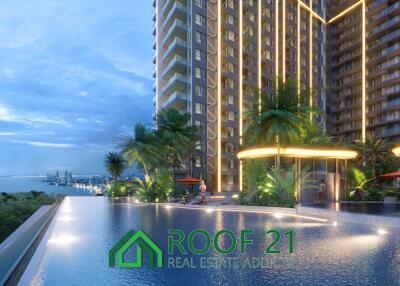 Luxury High-Rise Condos in the Heart of Pattaya: Elegant 1-Bedroom Units with Stunning Sea Views - Promotional Prices Available Now!