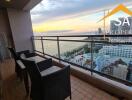 Balcony with ocean view