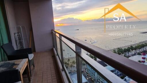 balcony with ocean view