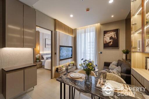 1-BR Condo at The Extro Phayathai–rangnam near BTS Victory Monument