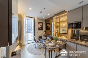 1-BR Condo at The Extro Phayathai–rangnam near BTS Victory Monument