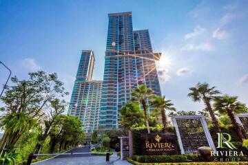 High-rise luxury residential building exterior view