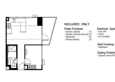 2-BR Duplex at Siamese Rama 9 in Bang Kapi