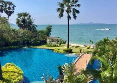 Beautiful beachside pool with ocean view