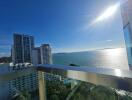 Balcony with ocean view