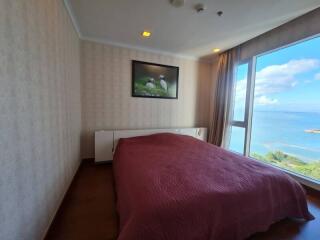 Bedroom with ocean view