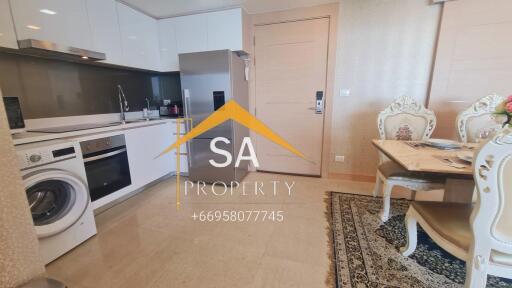 Modern kitchen and dining area