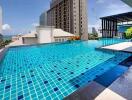 Outdoor Swimming Pool with City View