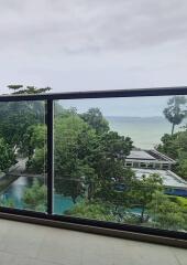 Balcony with ocean view