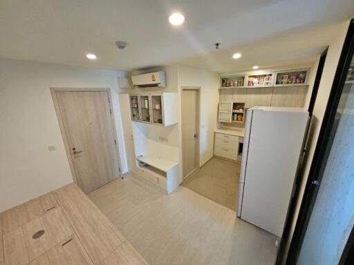 Modern minimalist kitchen with ample storage