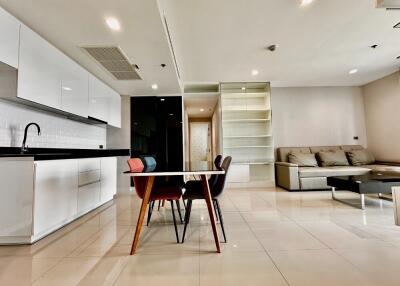 Modern living and dining area