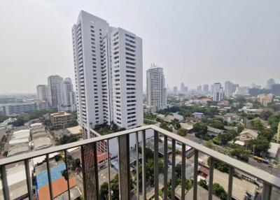 City view from balcony