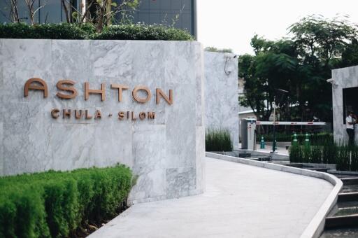 Exterior view of Ashton Chula Silom building entrance