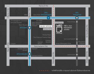 Map showing nearby landmarks and transit stations around property location.