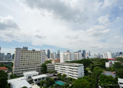 Cityscape view from above