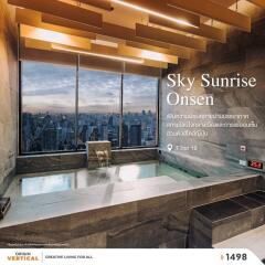 Sky Sunrise Onsen with city view and modern features