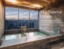 Sky Sunrise Onsen with city view and modern features