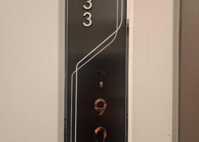 Building door number sign