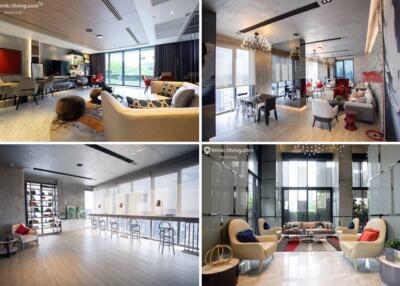 Modern living and common areas in a contemporary building